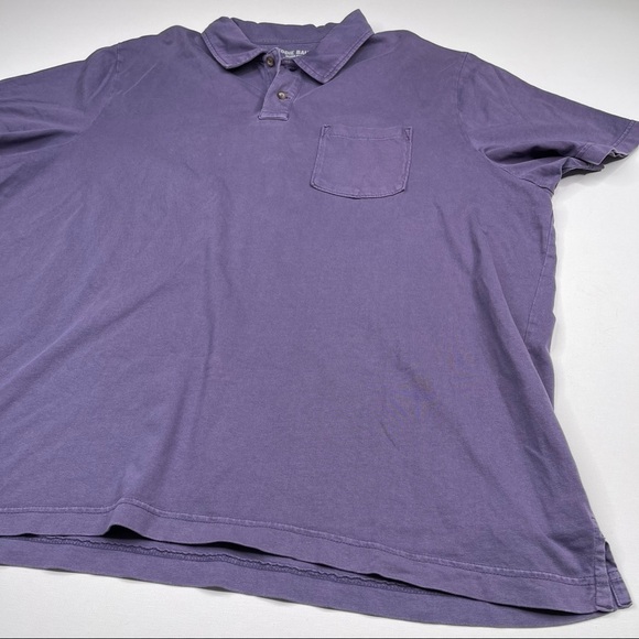 Eddie Bauer Polo Purple Island Wash Golf Outdoor Preppy Hiking Office Summer - Picture 2 of 14